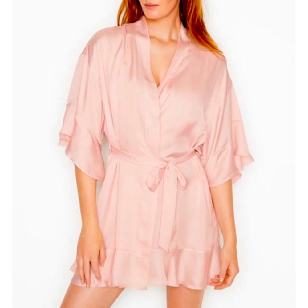Ruffle VERY SEXY Flounce-sleeve Kimono Robe M/L